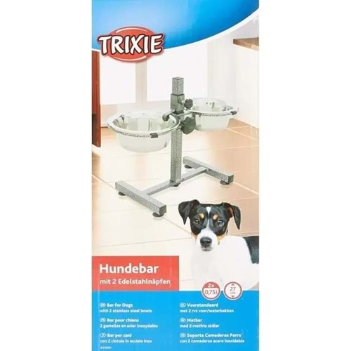 TRIXIE DOG BAR STAINLESS STEEL/METAL 2X075L 17CM