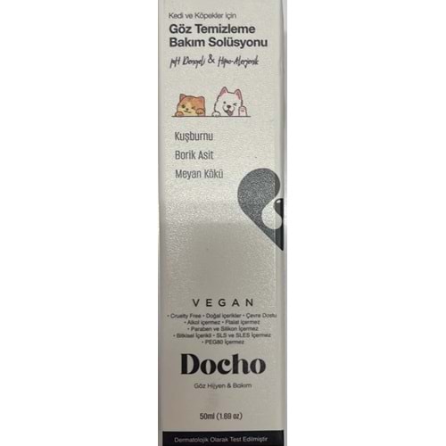 DOCHO GÖZ TEMİZLEME BAKIM SOLÜSYONU