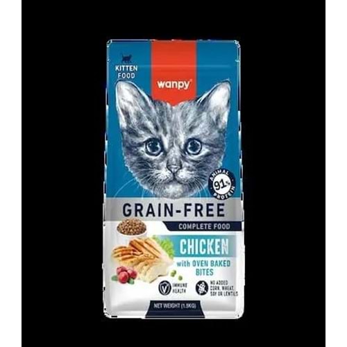 WANPY GRAİN FREE KİTTEN CHICKEN 1.5KG