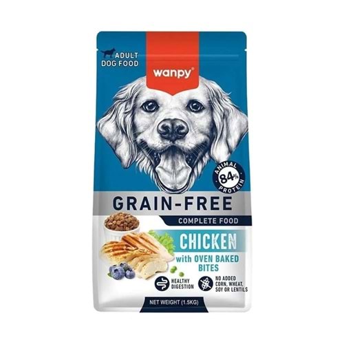 WANPY GRAİN FREE CHICKEN ADULT DOG 1.5KG