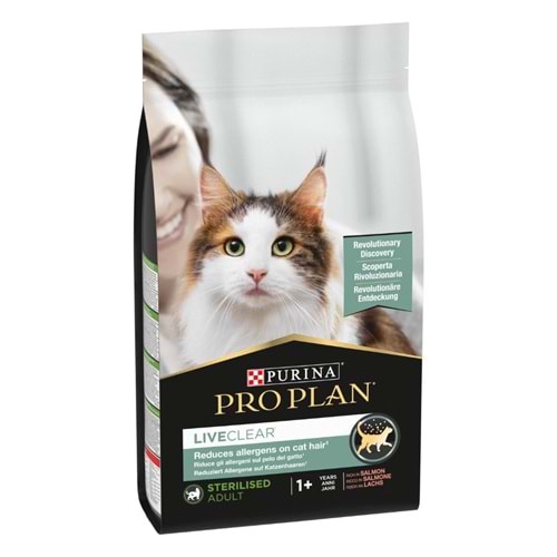 PROPLAN LIVECLEAR STERLISED ADULT SALMON 1.4KG