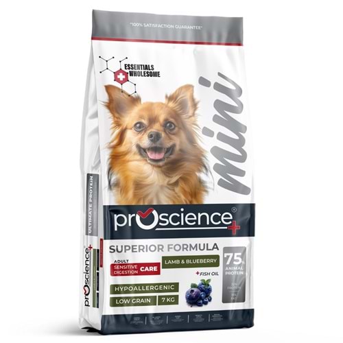 PRO SCİENCE LOW GRAIN MİNİ ADULT LAMB&BLUEBERRY 7KG