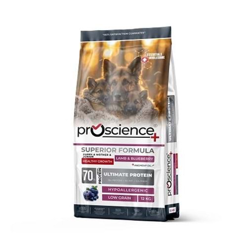 PRO SCİENCE LOW GRAIN PUPPY&MOTHER LAMB&BLUEBERRY 12KG