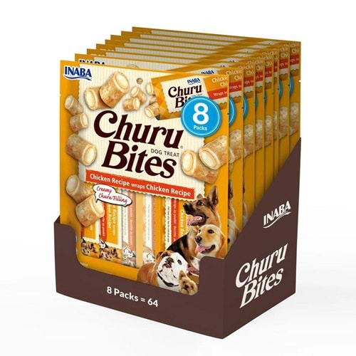 CHURU BİTES DOG CHICKEN 8PACKS