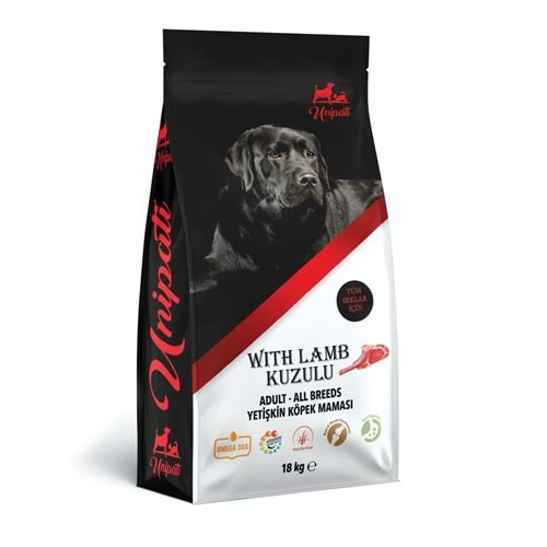 UNI PATİ ADULT LAMB 18KG