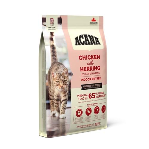 ACANA CAT STERLISED CHICKEN&HERRING INDOOR CAT 4.5KG