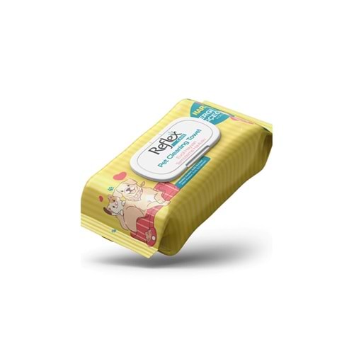 RFC 008 REFLEX KEDİ KÖPEK ISLAK MENDİL 50 Lİ