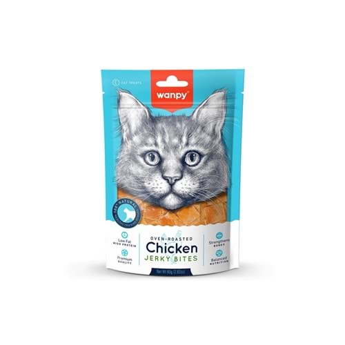 WANPY CHİCKEN JERKY STRIPS FOR CAT 80G