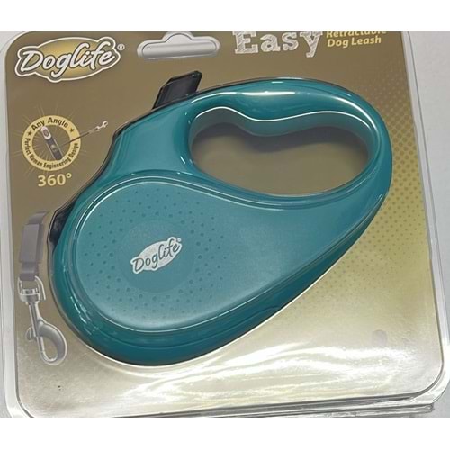 DOGLİFE OTOMATİK GEZDİRME 3 M TURKUAZ XS