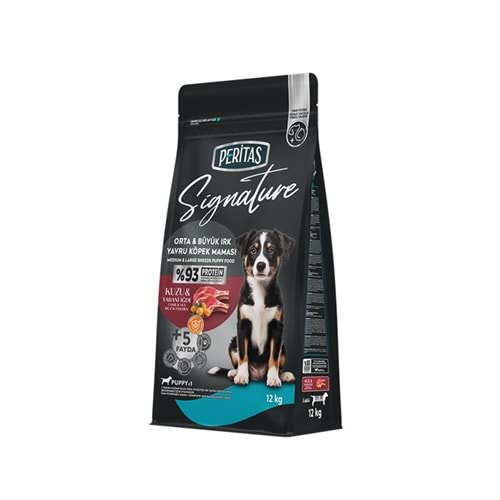 PERITAS SIGNATURE MEDIUM-LARGE PUPPY LAMB 12KG
