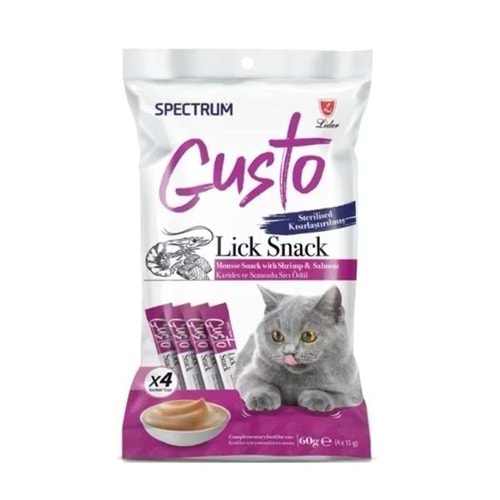 GUSTO STERILISED MOUSE SNACK WITH SHRIMP SALMON