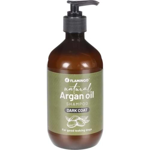 FLAMINGO ARGAN OIL DARK COAT SHAMPOO 500ML