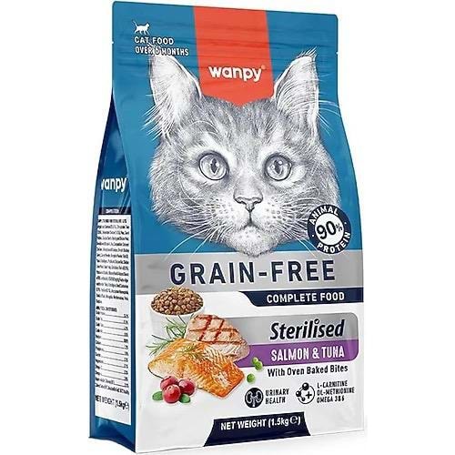 WANPY GRAIN FREE STERLİSED SALMON-TUNA 1.5KG