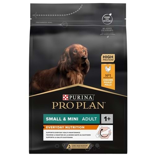 PROPLAN SMALL&MINI ADULT SENSITIVE SKIN CHICKEN 3KG