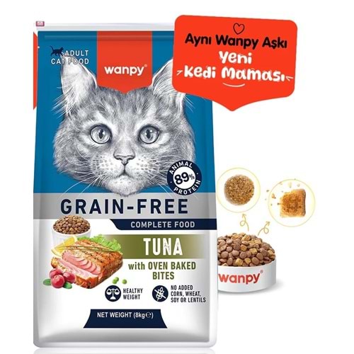 WANPY GRAIN FREE CAT TUNA 8KG