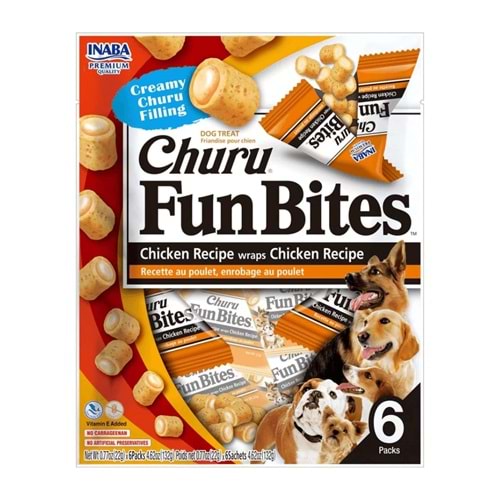 CHURU DOG FUN BİTES DOG CHICKEN 6PACKS