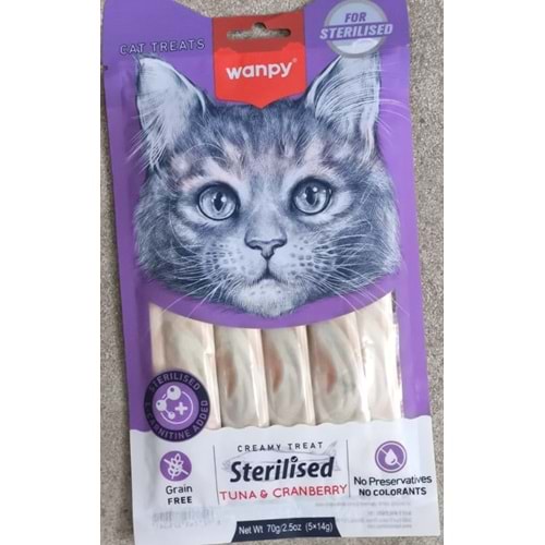 WANPY CREAMY TREAT FOR STERLISED TURKEY&CRANBERRY 70G