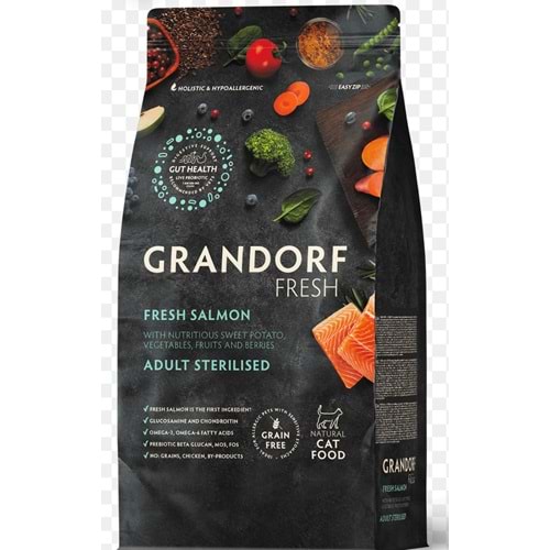 GRANDORF FRESH SALMON ADULT STERILISED 2KG
