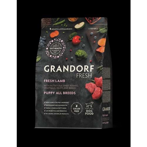 GRANDROF FRESH PUPPY ALL BREED FRESH LAMB 10 KG
