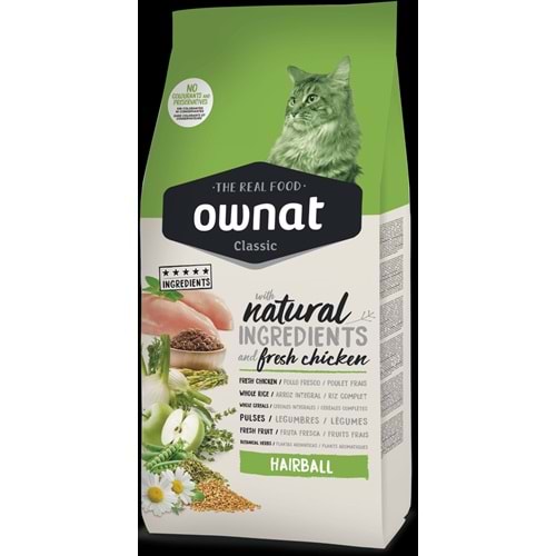 OWNET CLASSIC HAIRBALL CAT 4KG