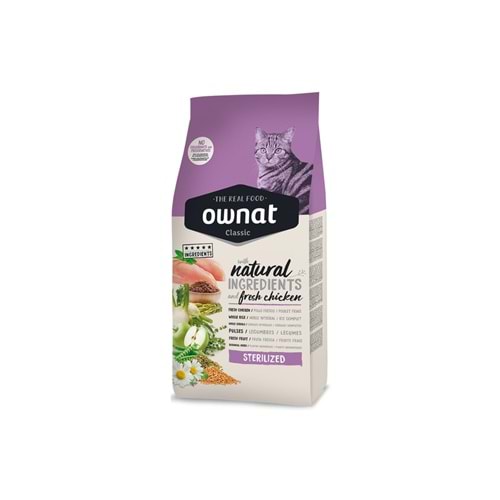 OWNET CLASSIC STERILIZED CAT 4KG