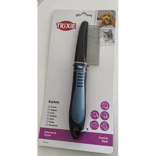 TRIXIE COMB MEDIUM PALSTİC METAL PRONGS 22CM