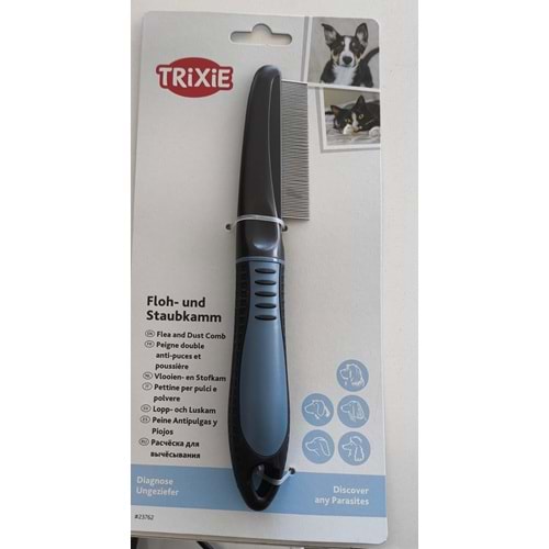 TRIXIE FLEA AND DUST COMB PLASTİC METAL PRONGS 21CM