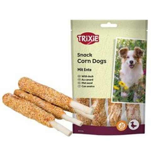 TRIXIE CORN DOGS WİTH DUCK 4PCS 100G