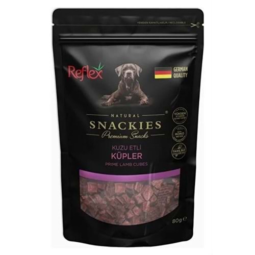 REFLEX SNACKIES KUZU ETLİ KÜPLER 80GR