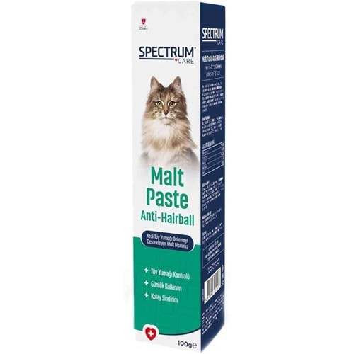 SPECTRUM MALT PASTE ANTI HAIRBALL 30GR