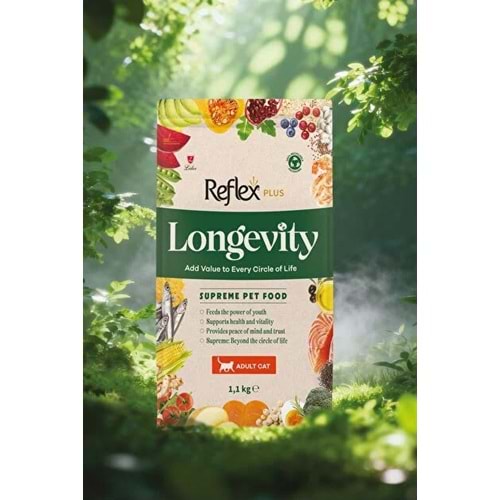 REFLEX PLUS LONGEVİTY ADULT CAT 1100GR
