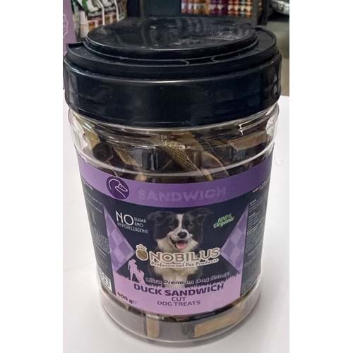 NOBILUS DUCK SANDWICH DOG TREATS