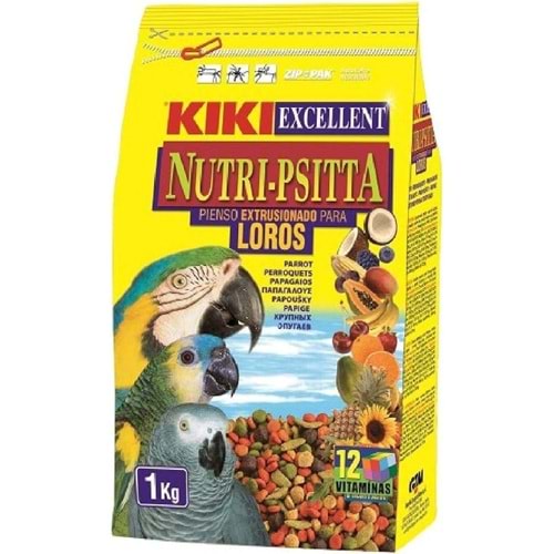 KİKİ NUTRI PSITTA PAPAĞAN YEMİ 1KG