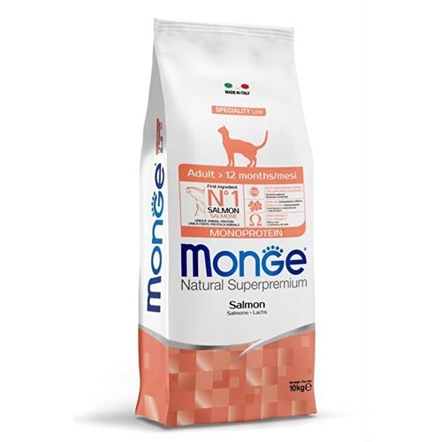 MONGE ADULT CAT SALMON 10KG