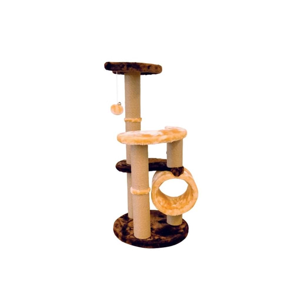 VENTOUX Cat Tree - Brown Jute