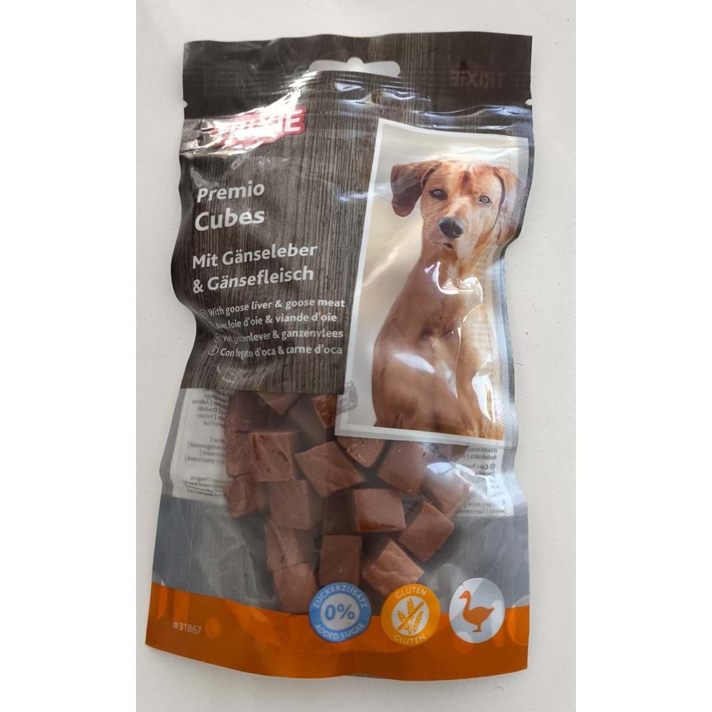 TRIXIE GOOSE LIVER CUBES ÖDÜL 100G