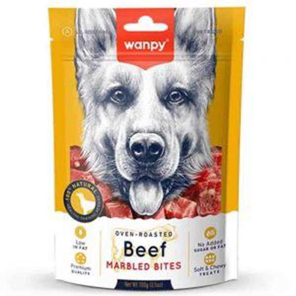 WANPY BEEF MARBLE BİTES 100G