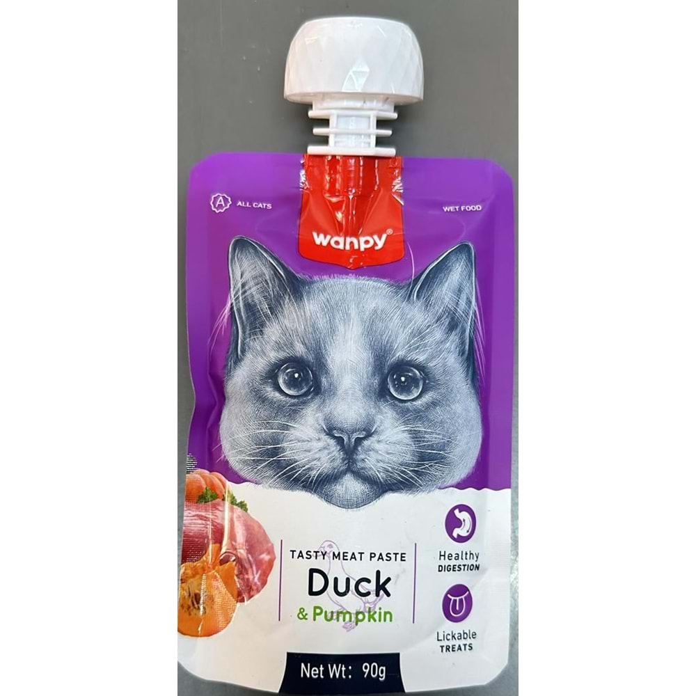 WANPY CAT DUCK & PUMPKIN 90G