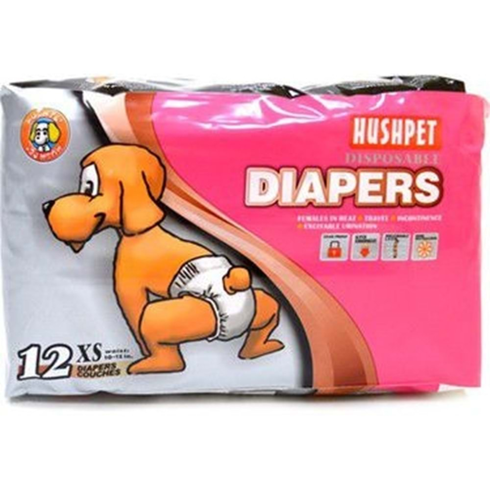 HUSPET DIARPERS XS BEZ