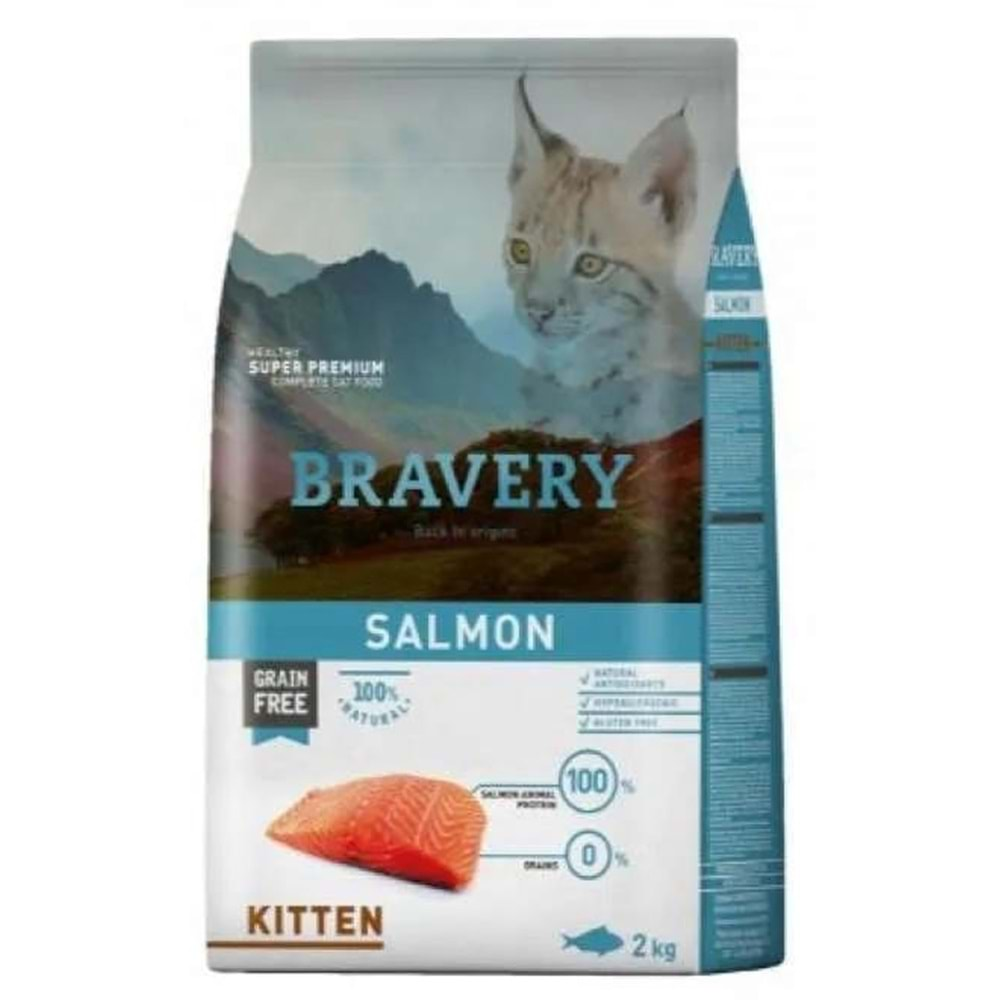 BRAVERY KİTTEN SALMON 2KG