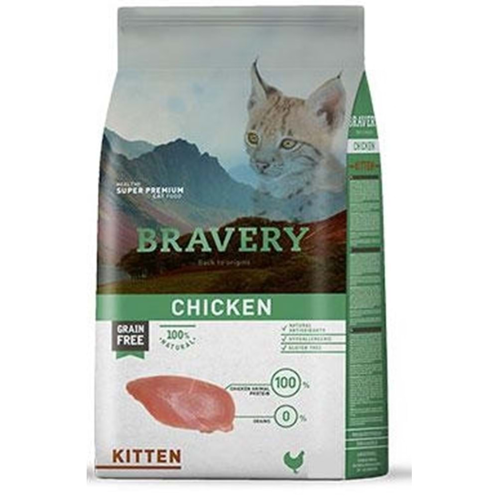 BRAVERY KİTTEN CHICKEN 2KG