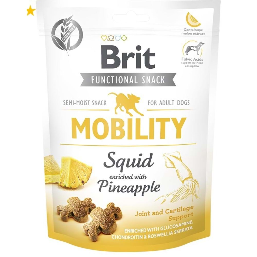 BRİT CARE FUNTİONAL SNACKY MOBİLİTY SQUİD 150G