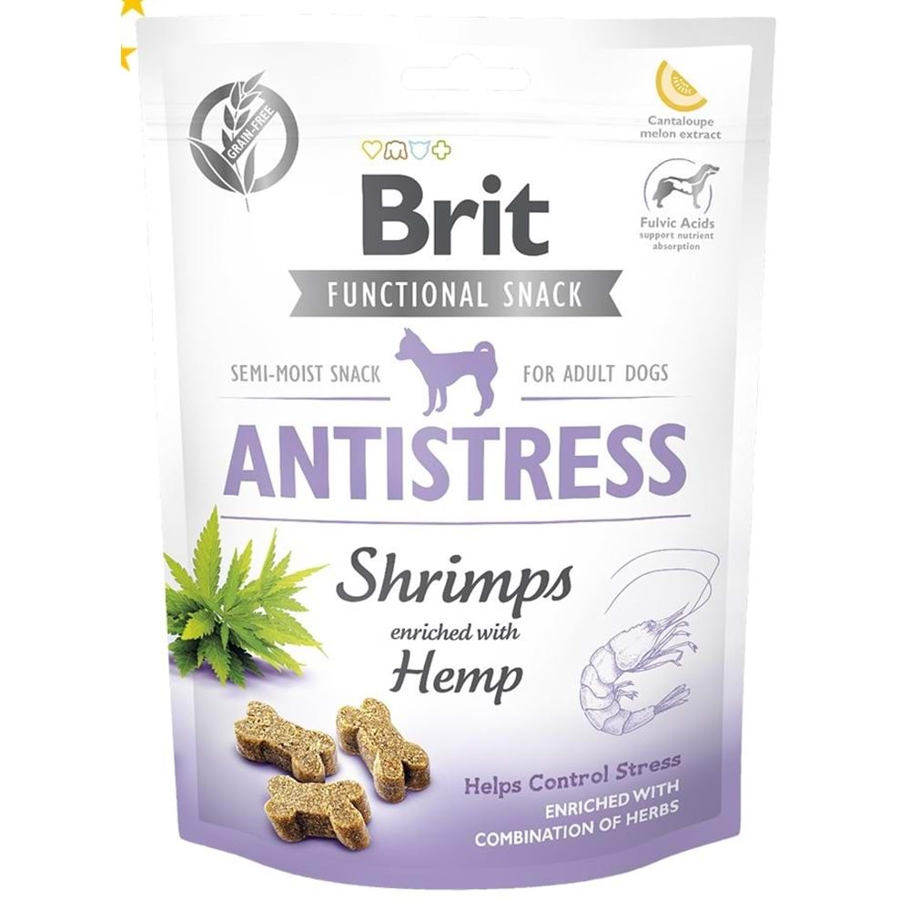 BRİT CARE FUNCTİONAL SNACK ANTİSTRESS SHRİMPS 150G