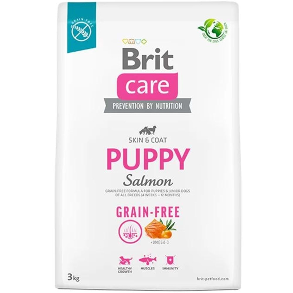 BRİT CARE GRAİN FREE PUPPY SALMON POTATO 3KG