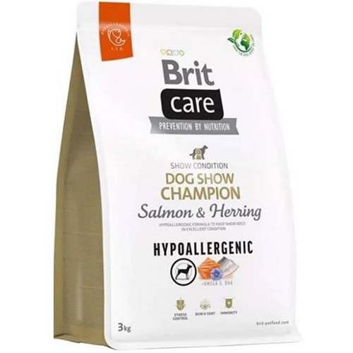 BRIT CARE DOG SHOW CHAMPION SALMON HERRING 3KG