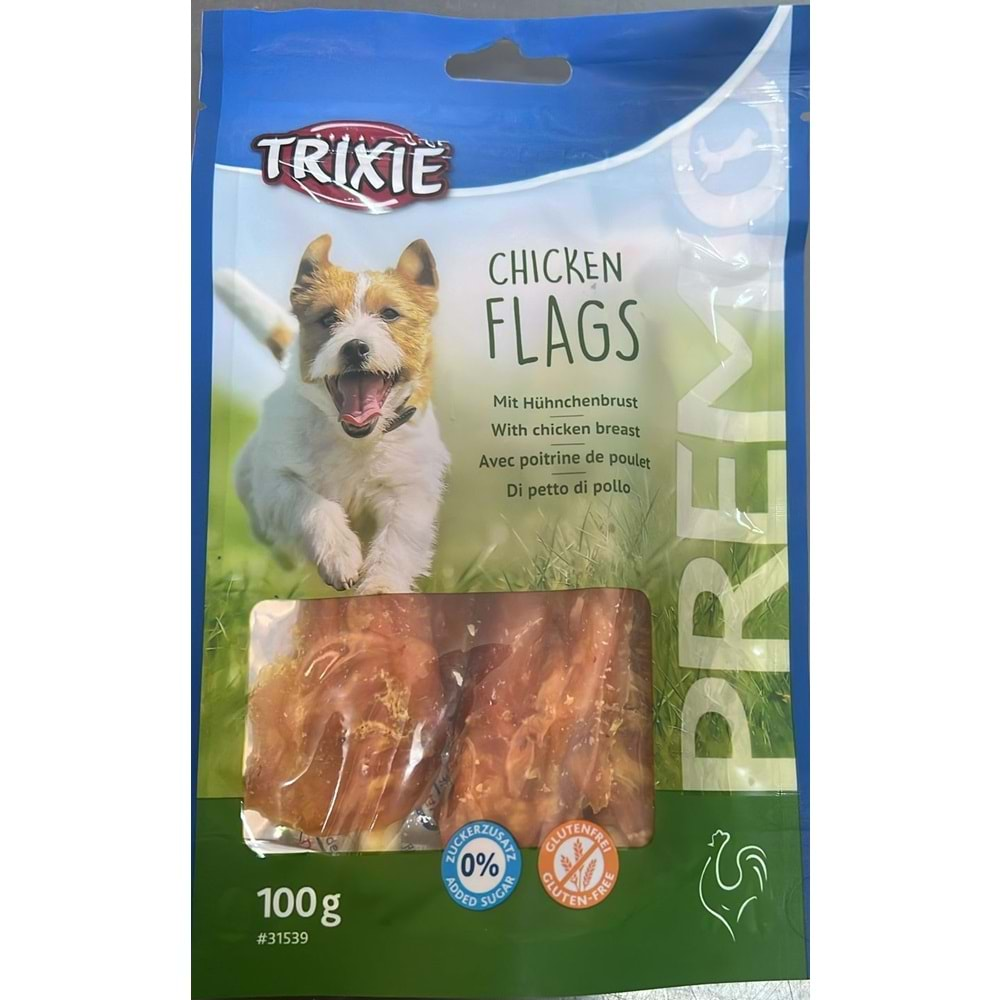 TRIXIE PREMIO CHICKEN FLAGGS 100G