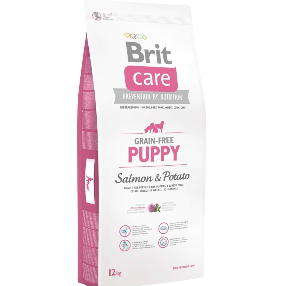 BRİT CARE GRAİN FREE PUPPY SALMON-POTATO 12KG