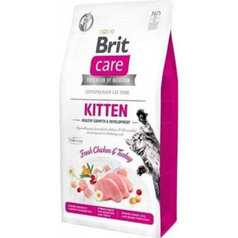 BRİT CARE CAT GRAİN FREE KİTTEN HEALTY GROWTH&DEVELOPMENT 2KG