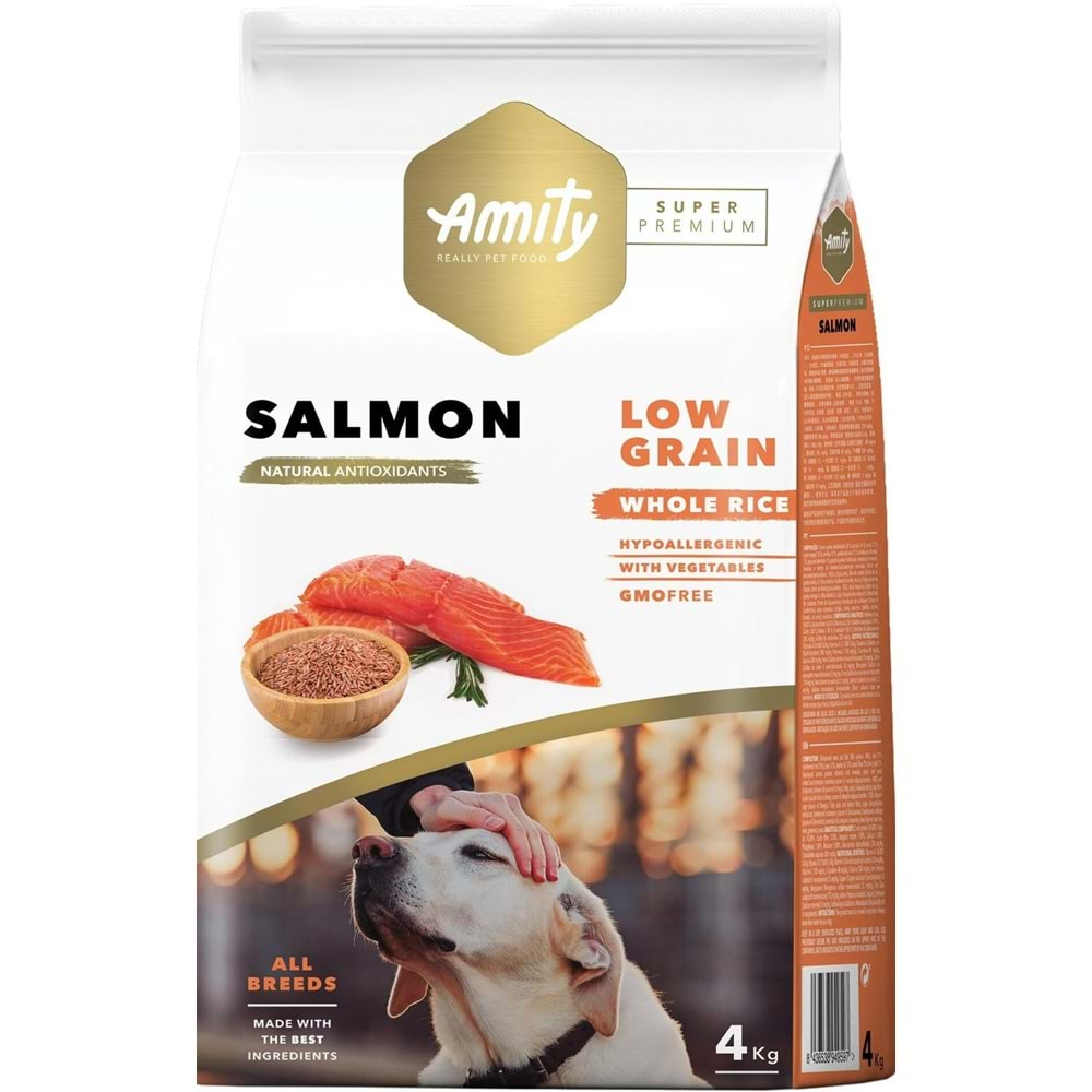 AMITY LOW GRAIN SALMON ADULT 4KG