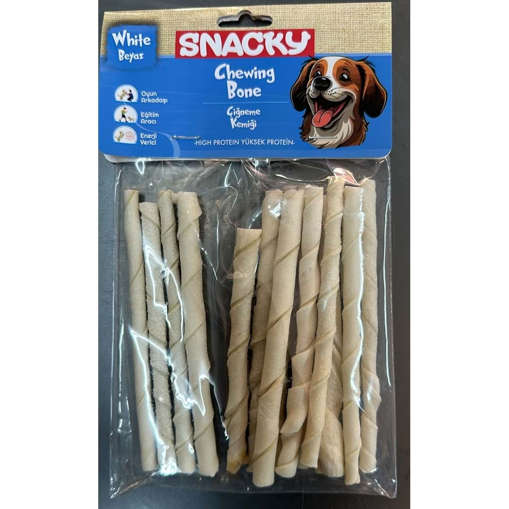 SNACKY WHITE TWIST STICKS5-105G